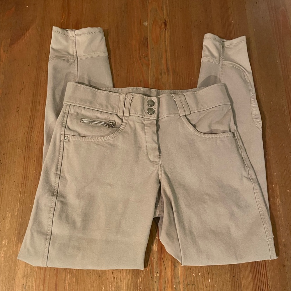 Gutos tan suede knee patch breeches 26”